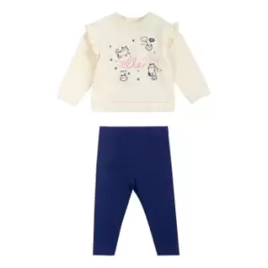 image of Elle Elle CatCrew & Legging Bb99 - Cream