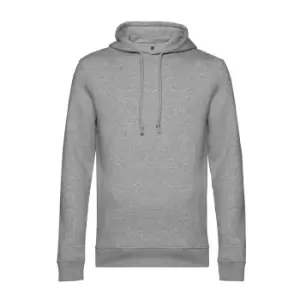Image of B&C Mens Organic Hooded Sweater (3XL) (Heather Grey)