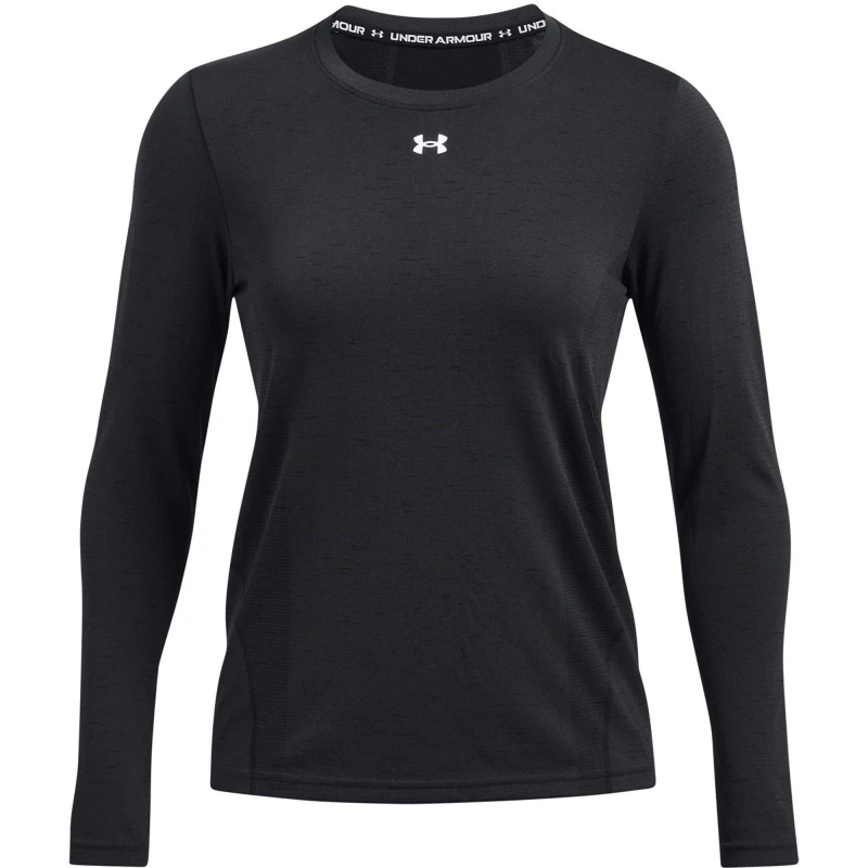 Image of Under Armour Womens Vanish Seamless Loose Long-Sleeve Sweatshirt Black female 12 (M)
