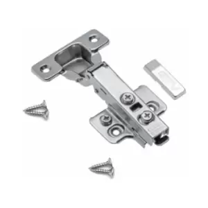 image of Soft Close Full Overlay 35mm Cabinet Door Hinge 3D Eccentric Adjustment - Pack of 1