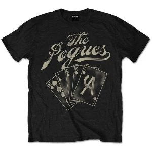 Image of The Pogues - Ace Unisex Medium T-Shirt - Black