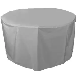 Image of Bosmere Protector 6000 Circular Table Cover 4 Seat Thunder Grey