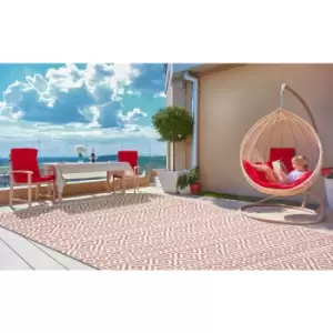Image of JAZZ Indoor / Outdoor JAZ05 Rose 190cm x 290cm Rectangle - Pink