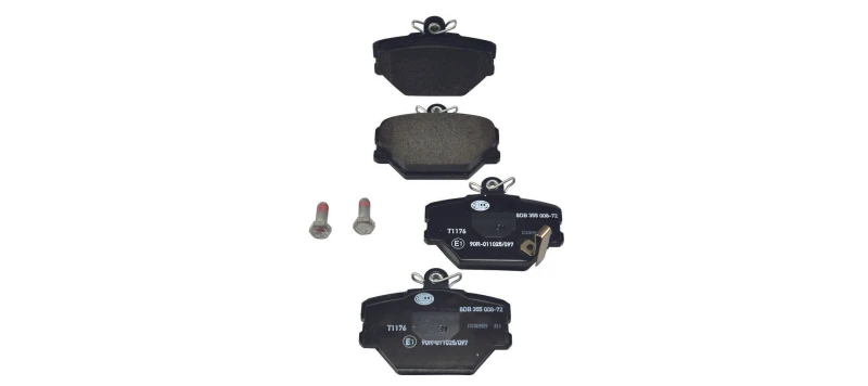 Image of HELLA Brake pad set HELLA 8DB 355 008-721