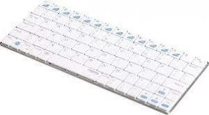 Image of E6300 Spanish White Bluetooth Keyboard
