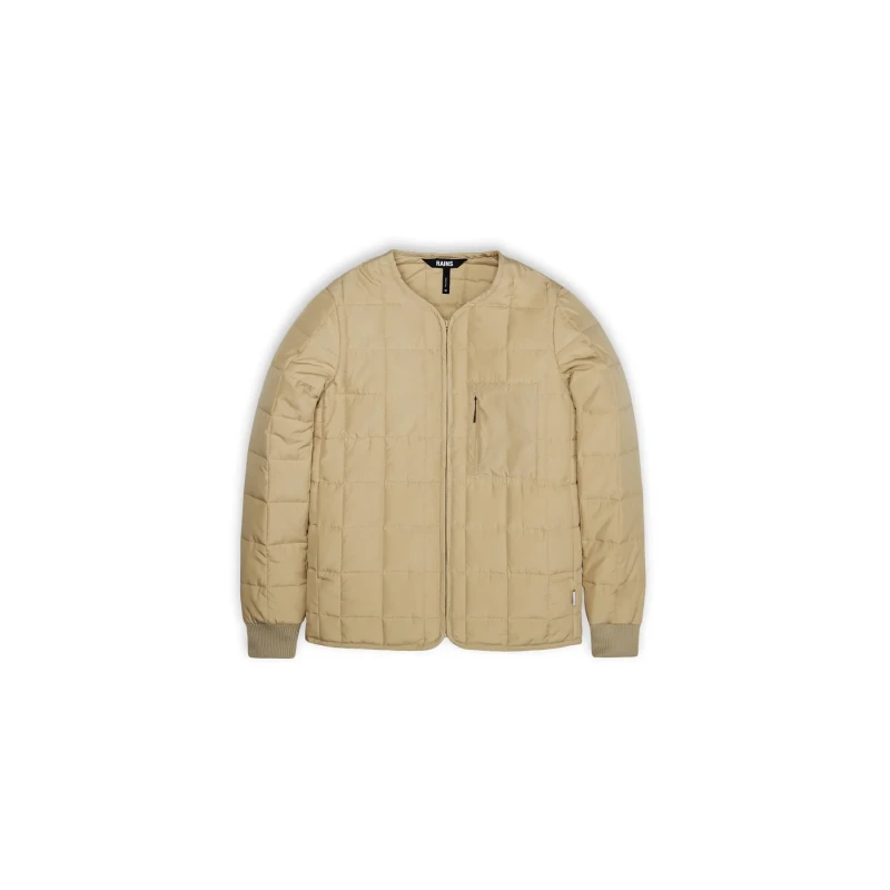 Image of Rains Puffer Jacket Rains Liner W1T1 Beige Unisex L