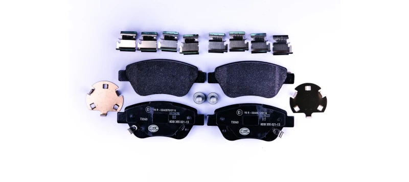 Image of HELLA Brake pad set HELLA 8DB 355 021-131