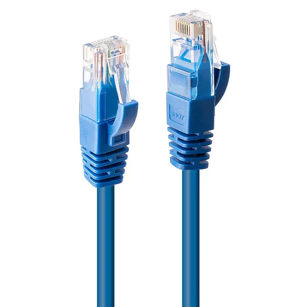 image of Lindy 5m Cat.6 U/UTP Network Cable, Blue