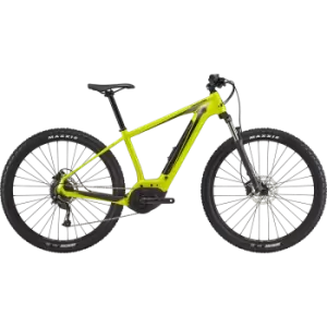 image of 2021 Cannondale Trail Neo 4 Electric Mountain Bike in Highlighter