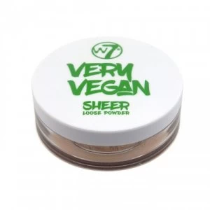 Image of W7 Cosmetics W7 Very Vegan Sheer Loose Powder Translucent