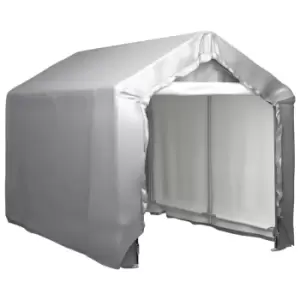 Image of Vidaxl 3079585 Storage Tent 180X300 Cm - Steel Grey (148636+148637)