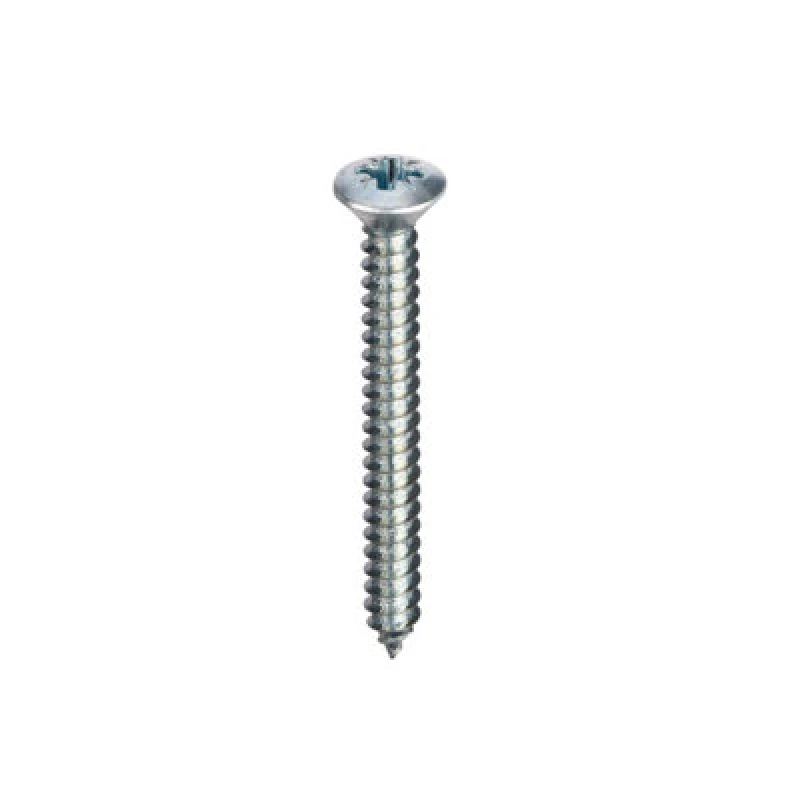 Image of Unifix Self-Tapping Screws Pozi Raised Head Ab Din 7983-C-Z Bzp - 6G X 1/2" (3.5 X 13mm) - Box Of 1000