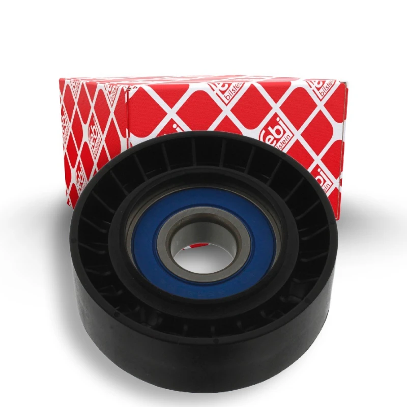 Image of FEBI BILSTEIN 36365 Idler Pulley Plastic Deflection/Guide Pulley,v-ribbed belt (312)