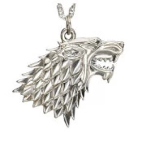 image of Game of Thrones House Stark Sterling Silver Pendant