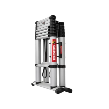 Image of Telesteps 60623 Black Line Telescopic Combi Ladder 2.3m