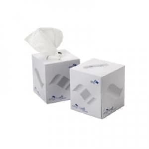 image of Maxima 2Work Facial Tissue Cream Cube 70 Sheet Box Pack 24 KMAX10010