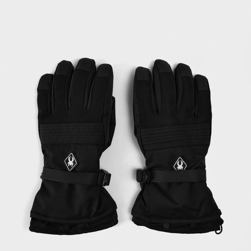 Image of Spyder Mens Snow Ski Gloves Black male Large