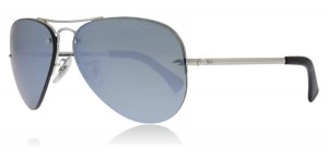 image of Ray-Ban RB3449 Sunglasses Silver 003/30 59mm