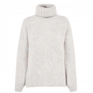 image of Gant Yarn Turtle Neck Jumper - Cream 130