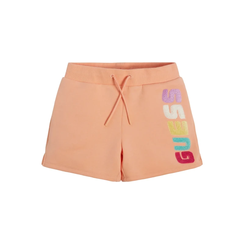 Image of Guess Girl's shorts Guess Mini Me Orange Female 6 ans