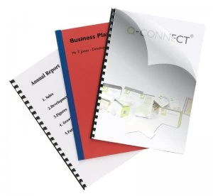 Image of Q Connect Comb Bndr Cvr 250mic A4 Pk100