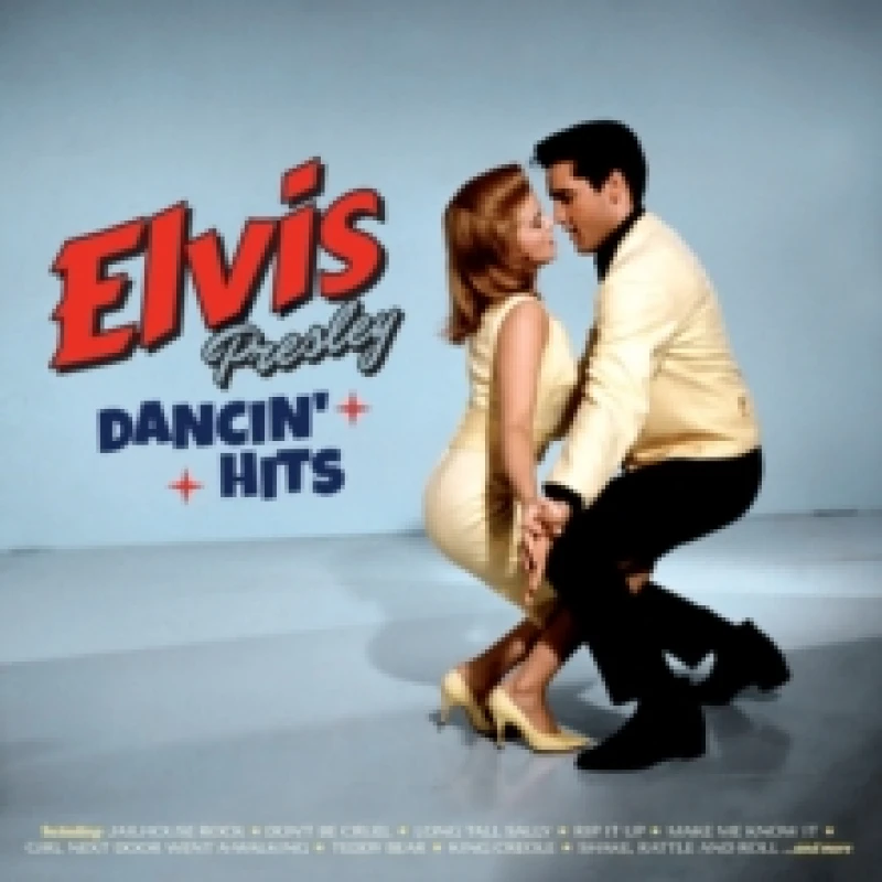 Image of Elvis Presley Dancin' Hits [Limited Edition Red Vinyl] LP Black unisex
