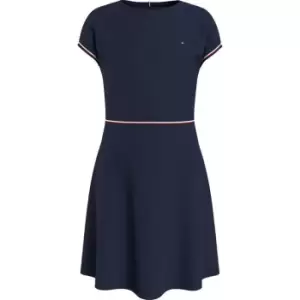 Tommy Hilfiger Girls Skater Mini Dress - Blue