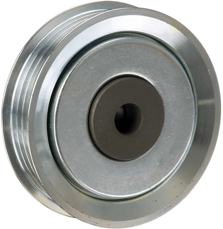 Image of GATES T36751 Idler Pulley Micro-V UNIQUE FIT, with grooves Metal Deflection/Guide Pulley,v-ribbed belt (312)