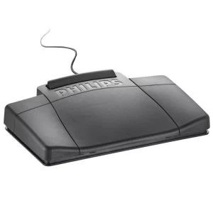 image of Philips LFH 2210 Foot Control Ergonomic Slim for Dictation