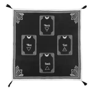 Image of Something Different Tarot Card 4 Card Altar Cloth (One Size) (Black/White)