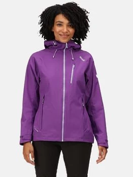 Image of Regatta Birchdale Waterproof Shell Jacket - Purple, Purple, Size 12, Women