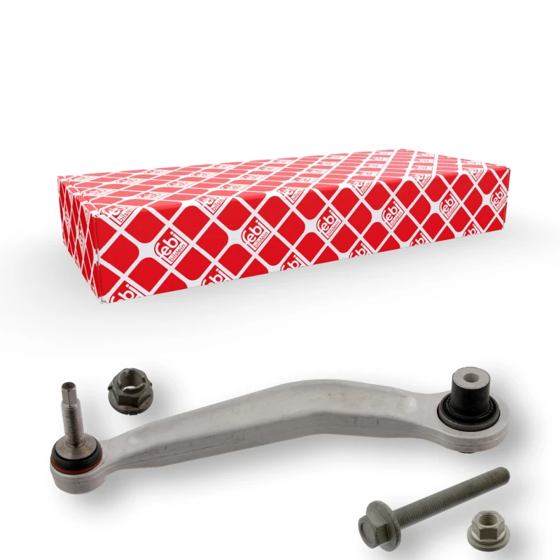 Image of FEBI BILSTEIN 40367 Suspension arm Control Arm, Aluminium, Rear Axle Left, with bearing(s), with fastening/mounting material Aluminium Track Control A