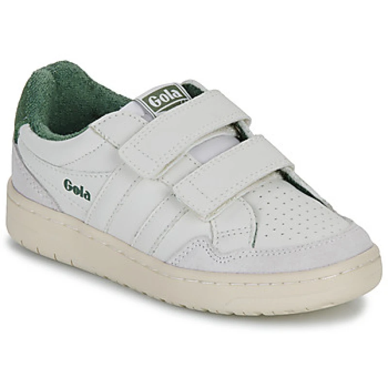Image of Gola Eagle Strap boys's Children's Shoes (Trainers) in White