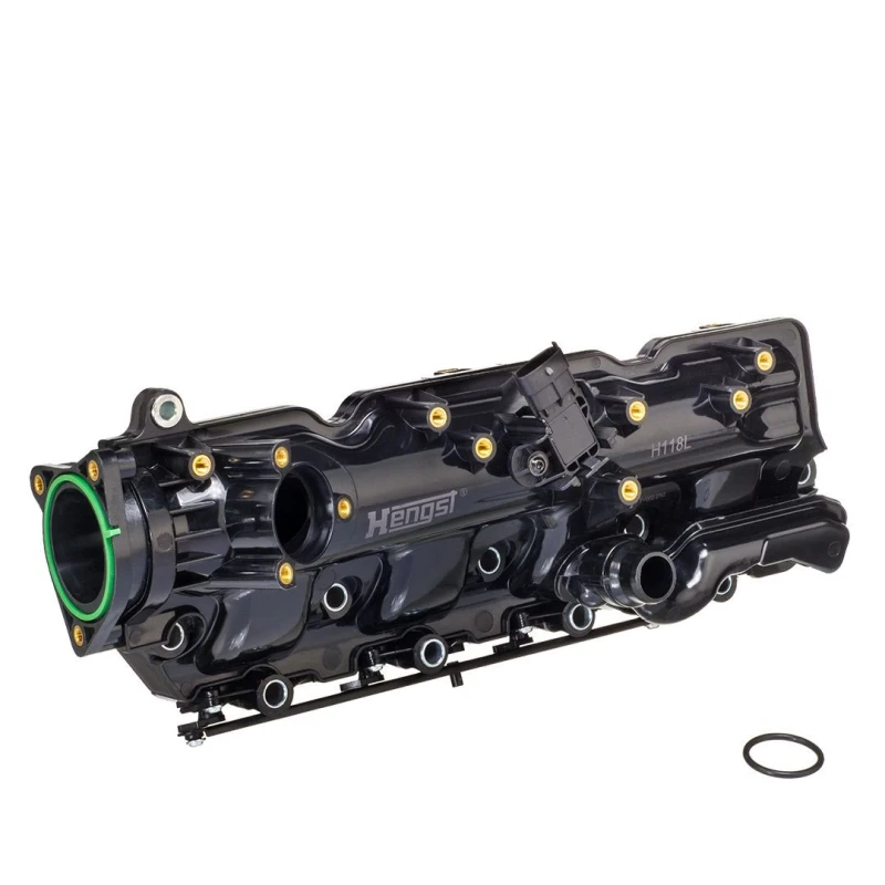 Image of HENGST FILTER H118L D1062 Inlet Manifold with bolts/screws, with gaskets/seals Intake Manifold Module (1415)