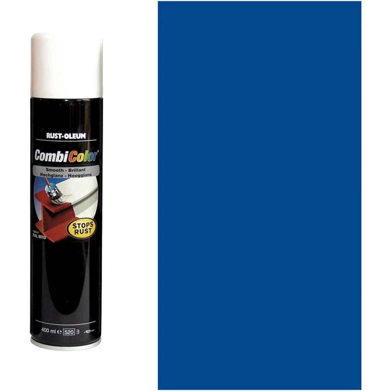 Image of Rust Oleum CombiColor Metal Spray Paint 7326.0.4 Colour: Gentian Blue