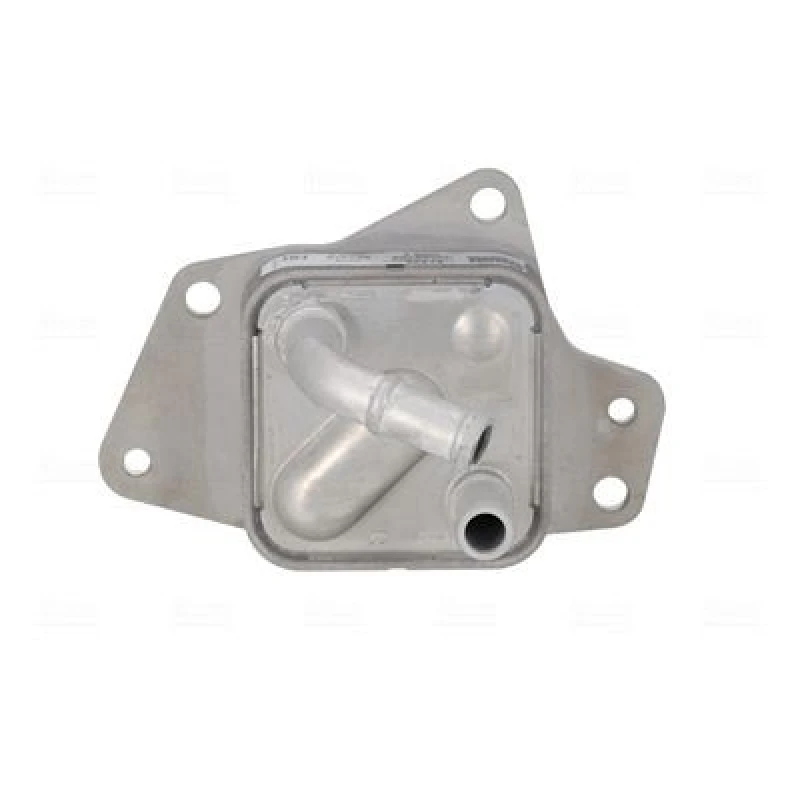 Image of NISSENS 91444 Oil Cooler without gaskets/seals, without filter Aluminium Oil Cooler,engine oil (469)