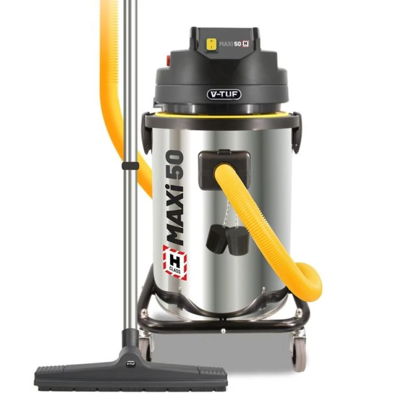 Image of V-TUF MAXi - 50L H-Class 1750W Industrial Dust Extractor Vacuum Cleaner (230V)