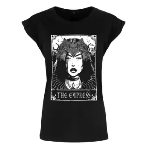 Image of Deadly Tarot Womens/Ladies The Empress T Shirt (XXL) (Black)