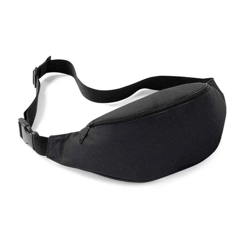 Image of Bagbase Belt Waist Bag in Black Unisex One Size