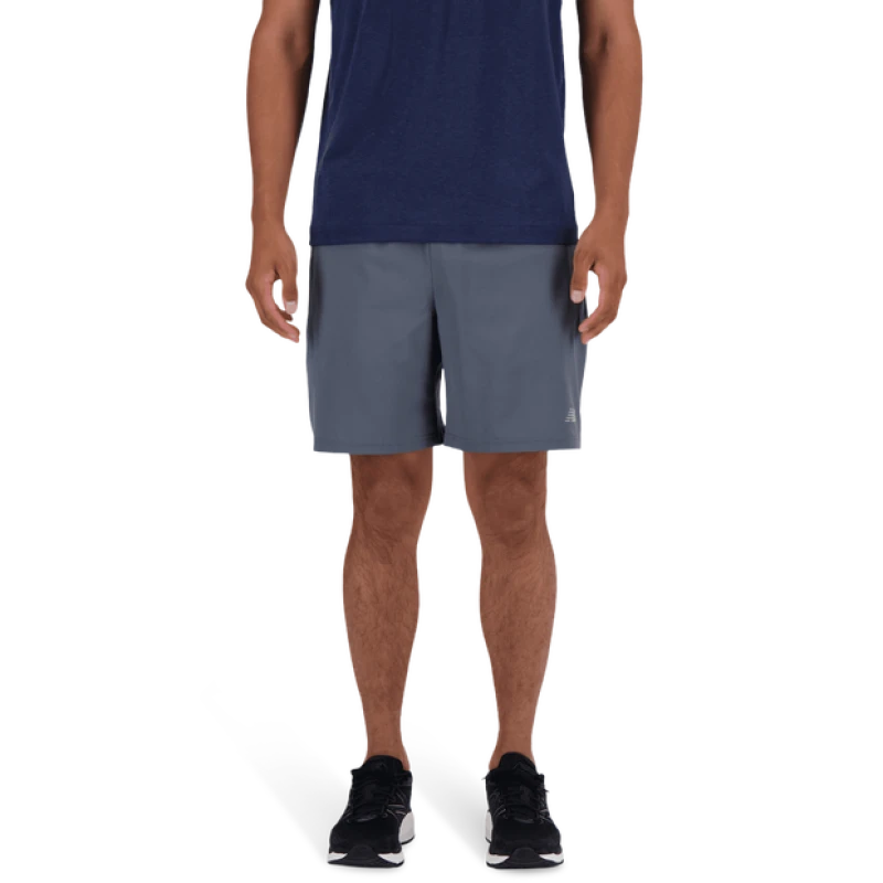 Image of New Balance Mens Performance Running Shorts - Grey Male L