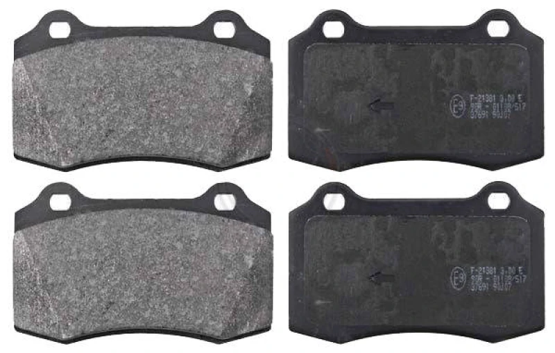 Image of A.B.S. 37691 Brake pad set without integrated wear sensor Brake Pad Set,disc brake (402)