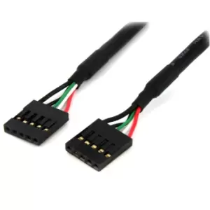 Image of StarTech.com 12" Internal 5 pin USB IDC Motherboard Header Cable...