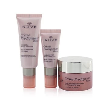 NuxeMy Booster Kit: Creme Prodigieuse Boost Gel Cream 40ml + Creme Prodigieuse Boost Eye Balm Gel 15ml + Creme Prodigieuse Boost Night Recovery Oil Ba