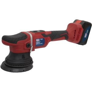 image of Sealey CP18VOP 18v Cordless Orbital Polisher 125mm 1 x 4ah Li-ion Charger No Case