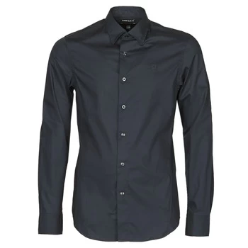 Image of G-Star Raw DRESSED SUPER SLIM SHIRT LS mens Long sleeved Shirt in Black - Sizes XXL,S,M,L,XL