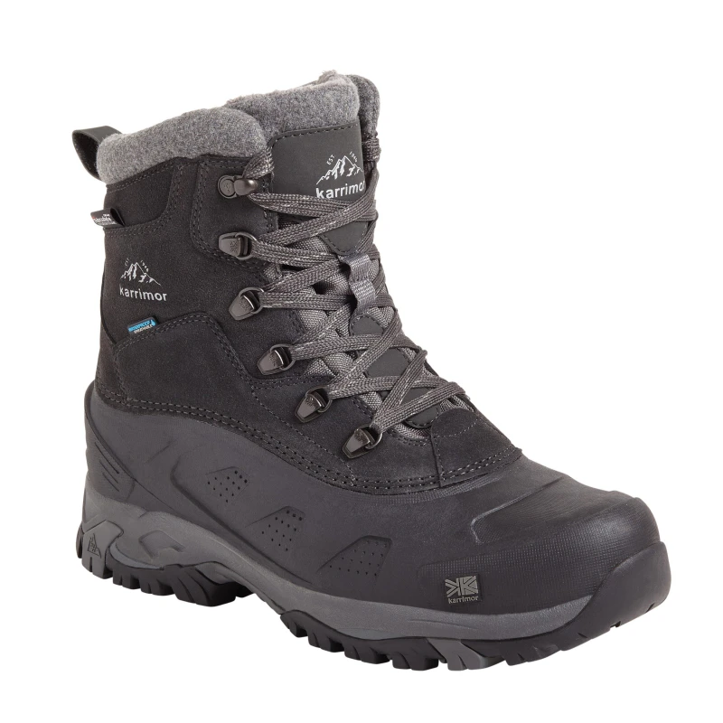 Image of Karrimor Mens Snowfur Winter Snow Boots Black male 9 (43)