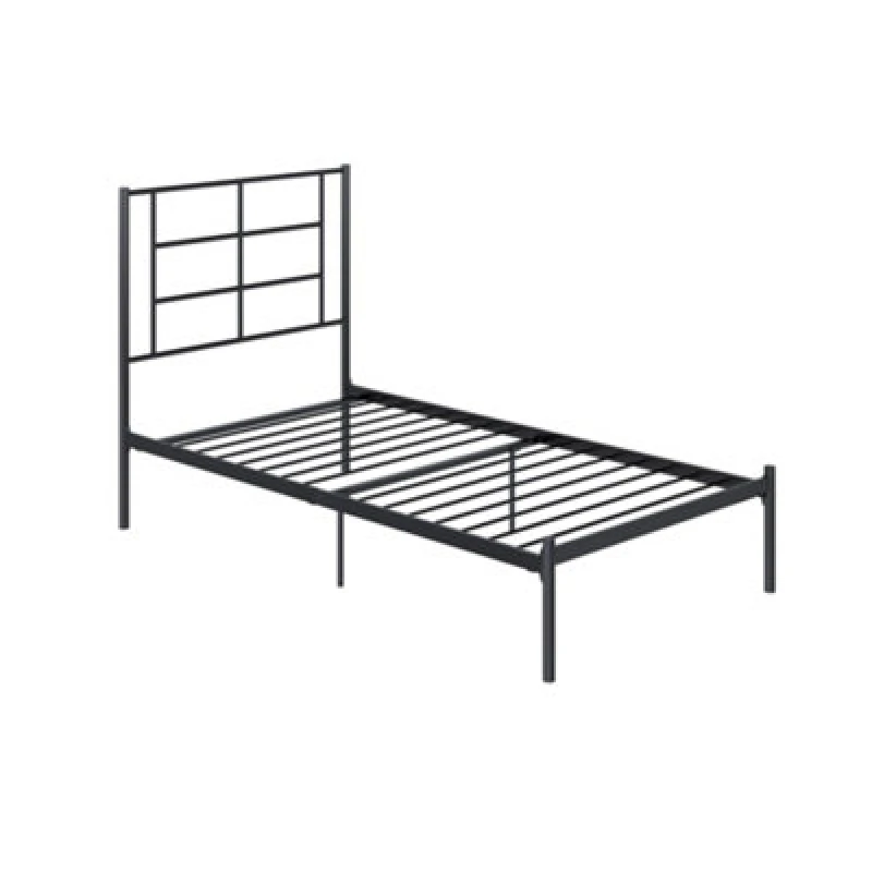 Image of Dorel Jensen Metal Bed Black Single, Black 4478019QEUK