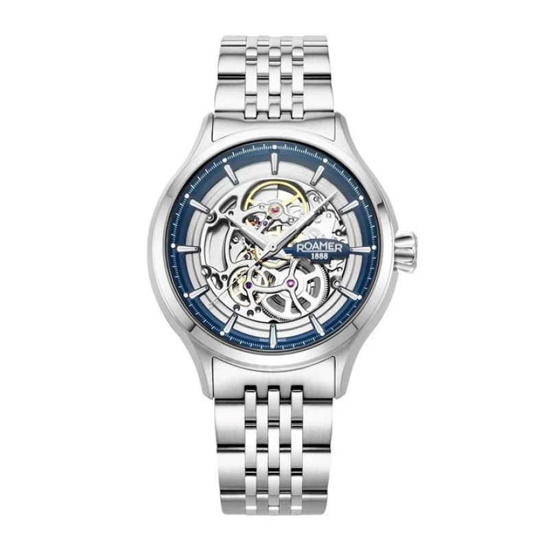 Image of Roamer 101984 41 45 10 Competence Skeleton Bracelet Watch - W60274
