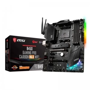 Image of MSI B450 Gaming Pro Carbon Max WiFi AMD Socket AM4 Motherboard
