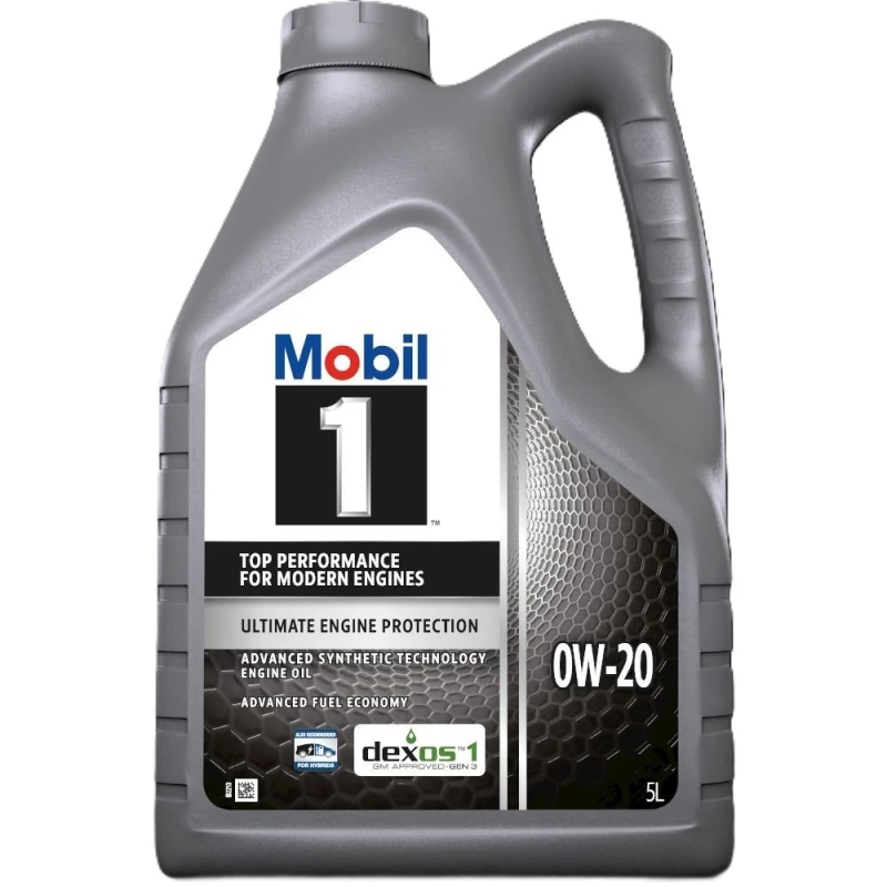 Image of MOBIL 157705 Engine oil MOBIL 1 0W-20 Capacity: 5l, Full Synthetic Oil Engine Oil (1862)